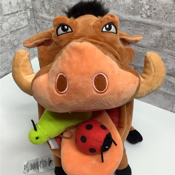 Disney Store Pumba Plush The Lion King Exclusive 12” Large Stuffed Animal Lovey